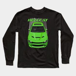 Charger Hellcat - Green Long Sleeve T-Shirt